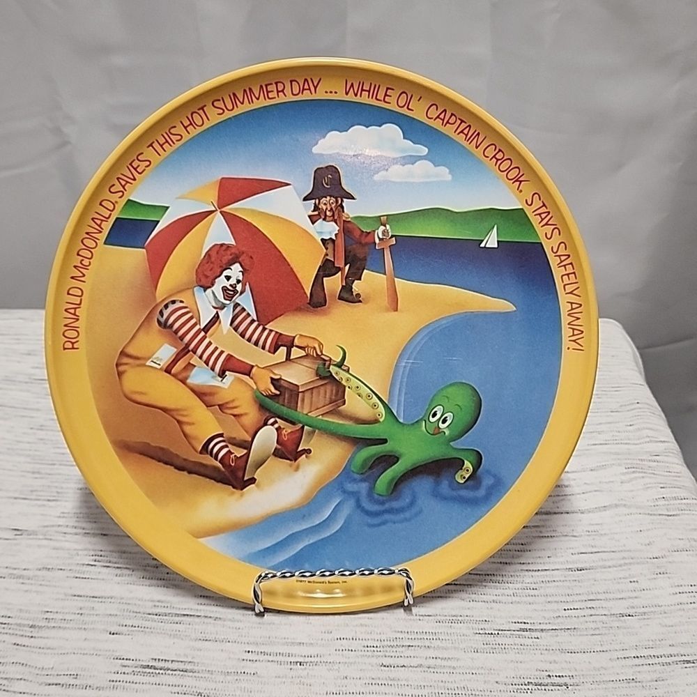 2 McDonald's 1977 collectors plates.
